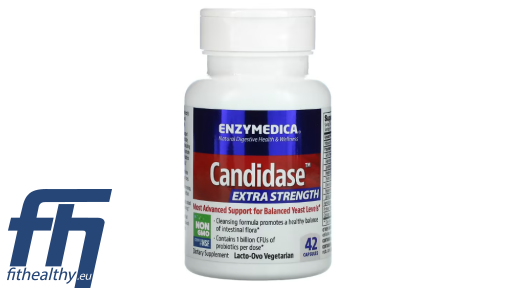 Enzymedica Candidase Extra Strength 42 caps | Premium Supplements ...