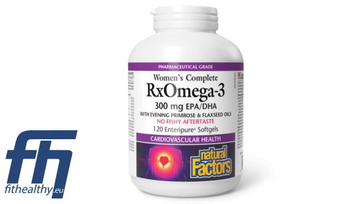 Natural Factors Women's Complete RxOmega-3 300 mg 120 softgels | Premium  Supplements, Vitamins & Herbs
