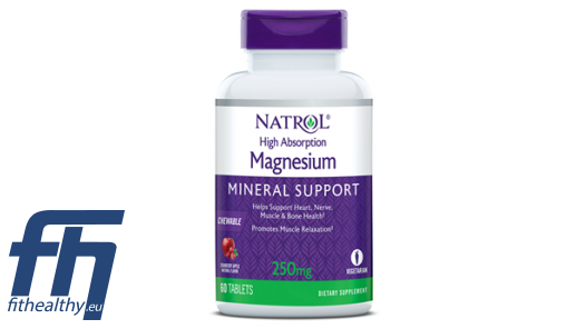 Natrol High Absorption Magnesium Malate 250 mg 60 tab | Maisto Papildai ...