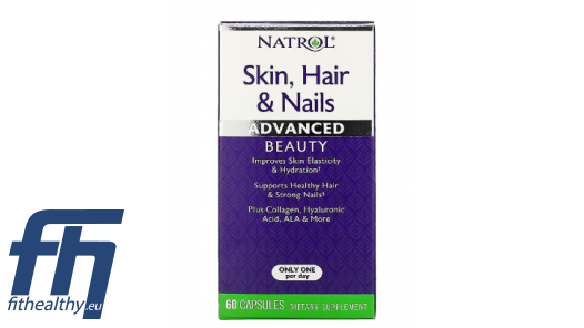 Natrol Skin, Hair And Nails Advanced Beauty Capsules, Packed With Beauty  Enhancing Ingredients - 5,000Mcg Biotin, 60 Count