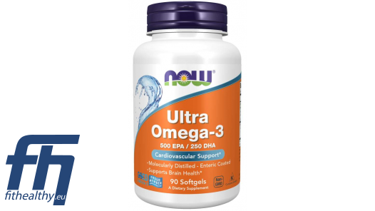 Now Foods Ultra Omega-3 90 softgels | Maisto Papildai Sportui