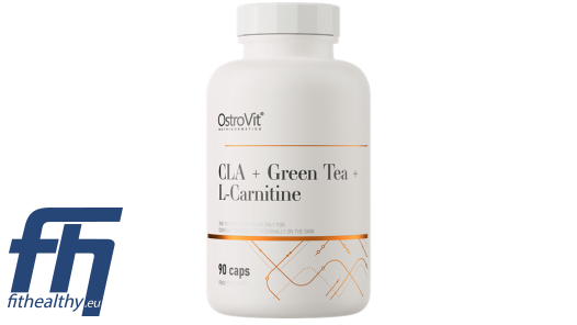 ostrovit cla green tea l carnitine OstroVit CLA + Green Tea + L-Carnitine (90 Capsules) main image 0