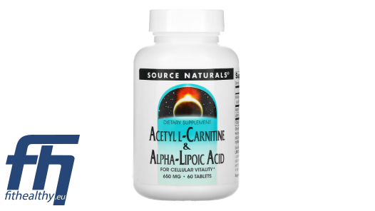 source naturals acetyl l carnitine and alpha lipoic acid 650mg Source Naturals Acetyl L-Carnitine & Alpha-Lipoic Acid 650 mg Weight  Management 60 tab | Premium Supplements, Vitamins & Herbs