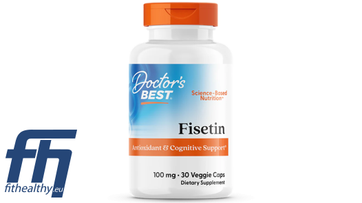 Doctor's Best Fisetin Avec Novusetin 100 Mg - 30 Capsules - Neuf Sous Blister