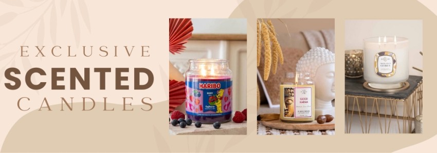 "Exclusive scented candles – Premium aromatherapy candles in various fragrances. Shop luxury home decor candles at FitHealthy.eu for relaxation & ambiance."