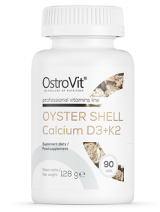 OstroVit Oyster Shell Calcium + D3 + K2 MK-7