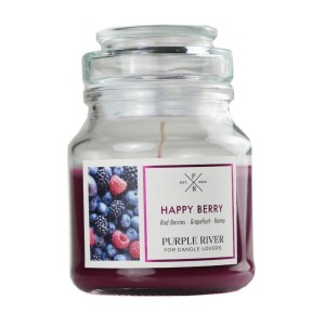 Purple River Scented Candle Happy Berry
