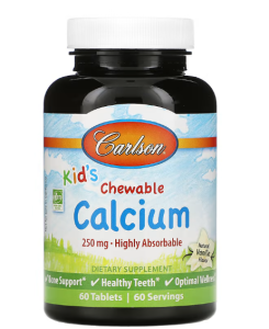 Carlson Labs Chewable Calcium 250 mg
