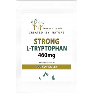 Forest Vitamin Strong L-Tryptophan 460 mg L-Triptofāns Aminoskābes