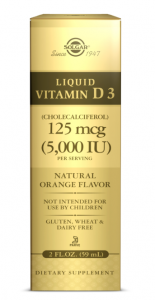 Solgar Liquid Vitamin D3 125mcg (5000 iu)