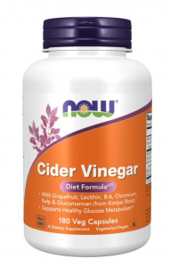 Now Foods Cider Vinegar Söögiisu kontroll Kaalu juhtimine