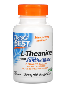 Doctor's Best L-Theanine with Suntheanine 150 mg L-Teanīns Aminoskābes