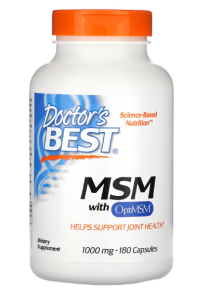 Doctor's Best MSM with OptiMSM 1000 mg