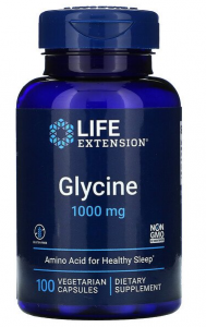 Life Extension Glycine 1000 mg L-Glicīns Aminoskābes