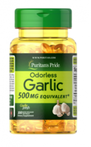 Puritan's Pride Odorless Garlic 500 mg