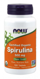 Now Foods Spirulina Organic 500 mg