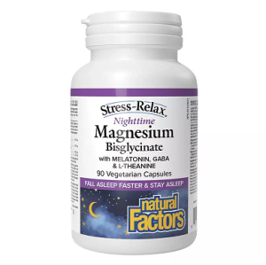 Natural Factors Stress-Relax Nighttime Magnesium Bisglycinate