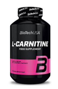 Biotech Usa L-Carnitine 1000 mg L-Karnitīns Aminoskābes Svara Kontrole