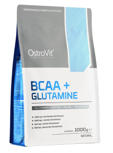 OstroVit BCAA + Glutamine Aminorūgščių mišiniai L-glutaminas Po treniruotės ir atsigavimas