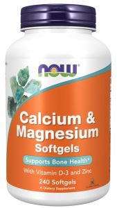 Now Foods Calcium & Magnesium with Vitamin D-3 & Zinc