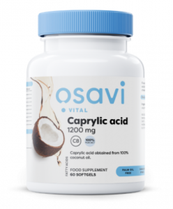 Osavi Caprylic acid 1200 mg MCT alyva Svorio valdymas