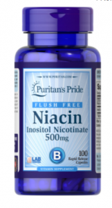 Puritan's Pride Niacin Flush Free 500 mg
