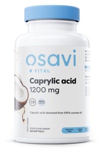 Osavi Caprylic acid 1200 mg MCT alyva Svorio valdymas