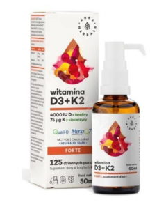 Aura Herbals Vitamin D3 4000 iu + K2MK7 MCT
