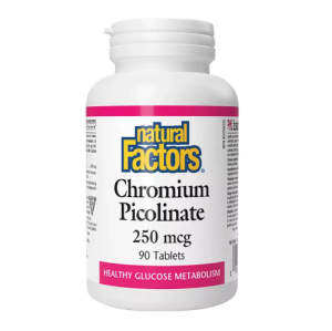 Natural Factors Chromium Picolinate 250 mcg