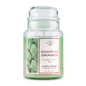 Purple River Ароматическая Свеча Eucalyptus Lemongrass