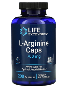 Life Extension L-Arginine Caps 700 mg L-Arginīns Aminoskābes