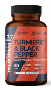 Immortal Nutrition Turmeric 700 mg Black Pepper 5 mg