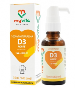 MyVita Vitamin D3 Forte 4000 iu