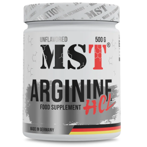 MST Nutrition Arginine HCL L-arginiin Aminohapped Enne treeningut ja energiat