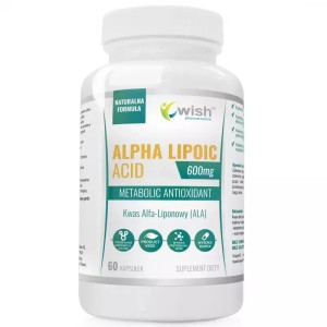 WISH Pharmaceutical Alpha lipoic acid 600 mg Svara Kontrole