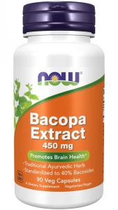 Now Foods Bacopa Extract 450 mg