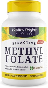 Healthy Origins Methyl Folate 800 mg
