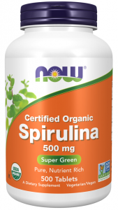 Now Foods Spirulina Organic 500 mg