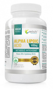 WISH Pharmaceutical Alpha lipoic acid 600 mg Söögiisu kontroll Kaalu juhtimine