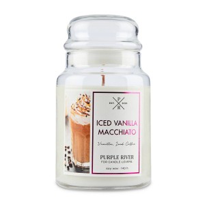 Purple River Scented Candle Iced Vanilla Macchiato