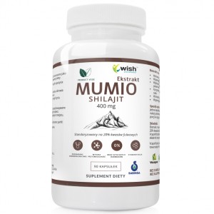 WISH Pharmaceutical Shilajit Mumio Extract 400 mg