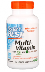Doctor's Best Multi-Vitamin with Vitashine D3 and Quatrefolic