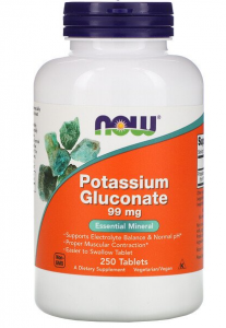 Now Foods Potassium Gluconate 99 mg