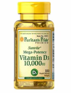 Puritan's Pride Vitamin D3 10.000 iu