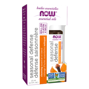 Now Foods Essential Oil Roll-On  Seasonal Defense