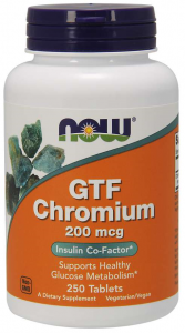 Now Foods GTF Chromium 200 mcg