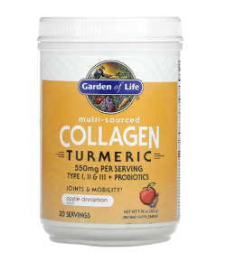 Garden of Life Multi-Sourced Collagen Turmeric, Apple Cinnamon