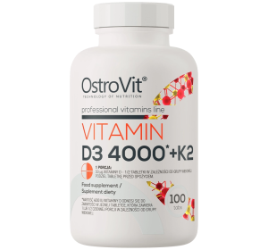 OstroVit Vitamin D3 4000 + K2 MK-7