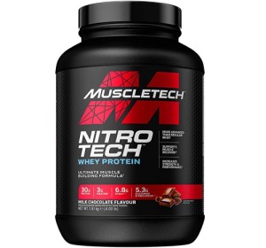 MuscleTech Nitro-Tech Whey Protein Концентрат Сывороточного Белка, WPC Протеины Креатин