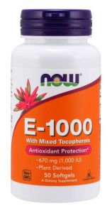 Now Foods Vitamin E-1000 IU Mixed Tocopherols